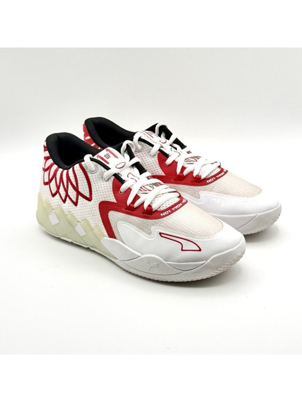 LAMELO’S Red & White Puma 1 Of 1 Men's Size 11 Good Pre Owned Condition